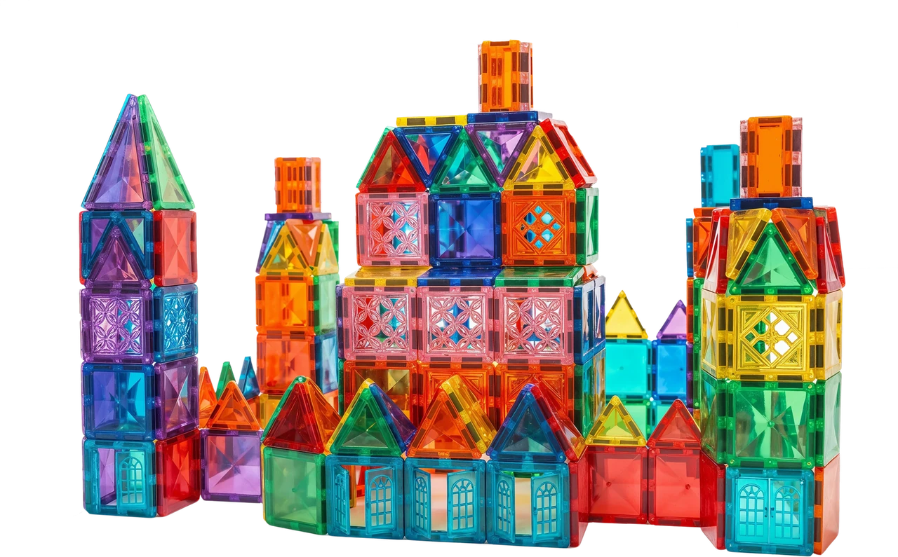 Classic 120 — Mini Minds magnetic tile construction