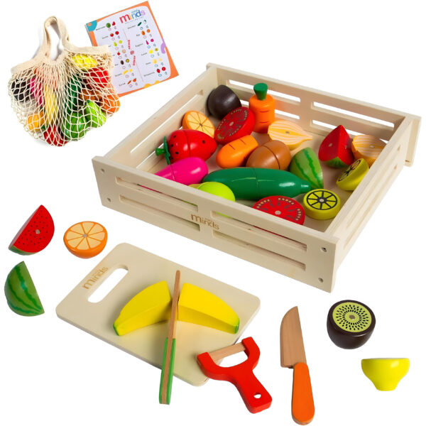 Frutas y Verduras Magnéticas & Set de Madera