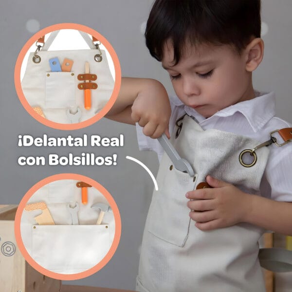 Juego de Herramientas de Madera