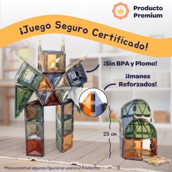 108 Bloques Magneticos & Domo