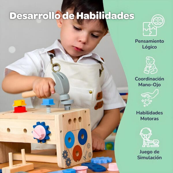 Juego de Herramientas de Madera