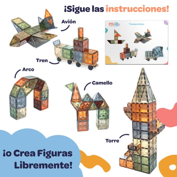 108 Bloques Magneticos & Domo