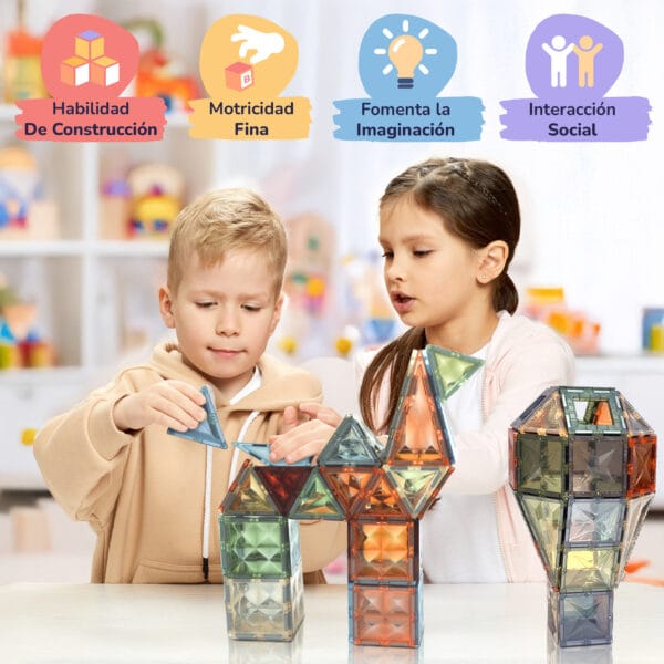 108 Bloques Magneticos & Domo