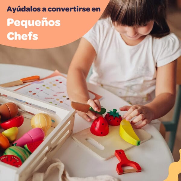 Frutas y Verduras Magnéticas & Set de Madera