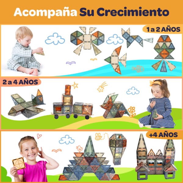 108 Bloques Magneticos & Domo