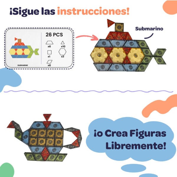250 Bloques Magnéticos & Pizarra Imantada